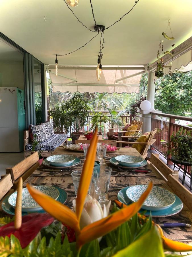 Vaiava Beach Carlton- Tahiti - Beachfront Luxury Residence & Pool - 4 Pers Punaauia  Bagian luar foto