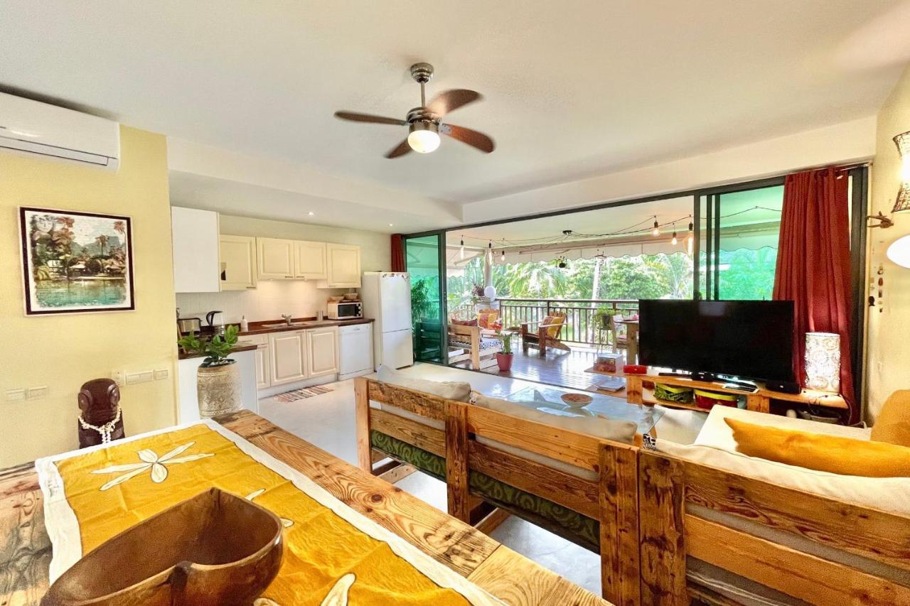 Vaiava Beach Carlton- Tahiti - Beachfront Luxury Residence & Pool - 4 Pers Punaauia  Bagian luar foto